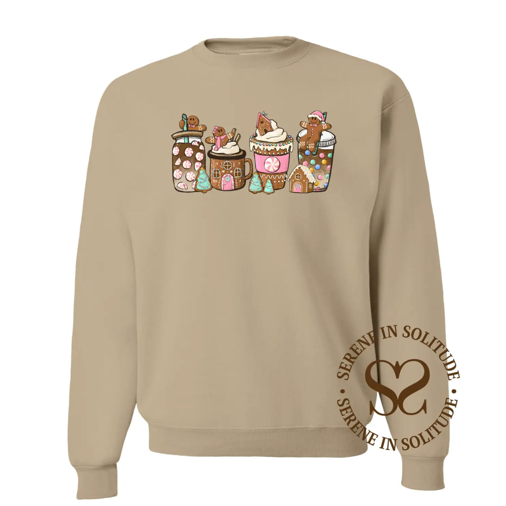 Gingerbread Coffee Crewneck Sweatshirt