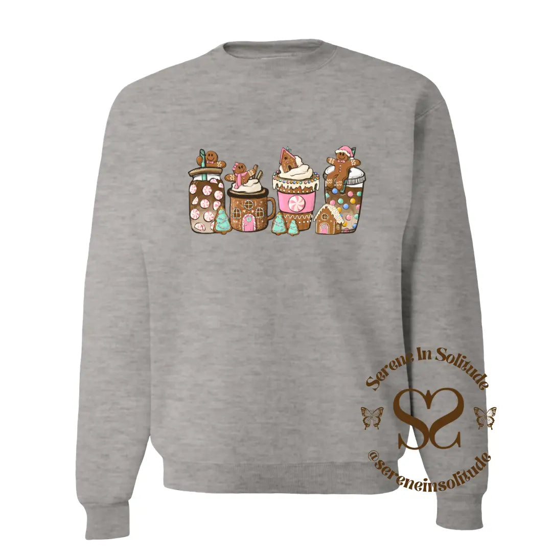 Gingerbread Coffee Crewneck Sweatshirt