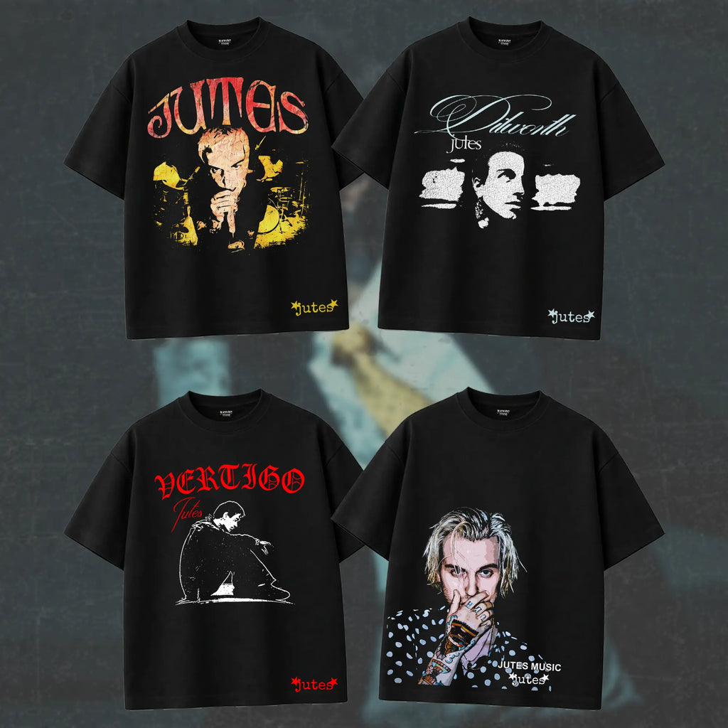 [COLLECTION] Jutes Music T-Shirt, Alternative Rock Grunge Pop-Punk Band Tee, Nu-Metal Music Shirt, Unisex Oversize Graphic Tee, Gift for Music Lovers, Rock Gift for Men & Women