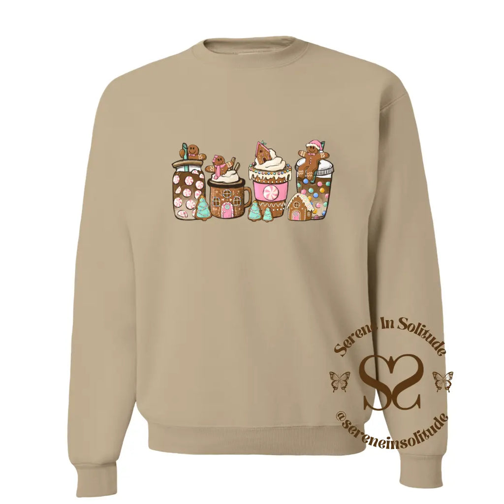 Gingerbread Coffee Crewneck Sweatshirt