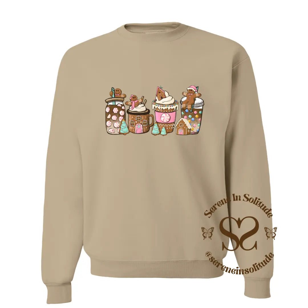 Gingerbread Coffee Crewneck Sweatshirt
