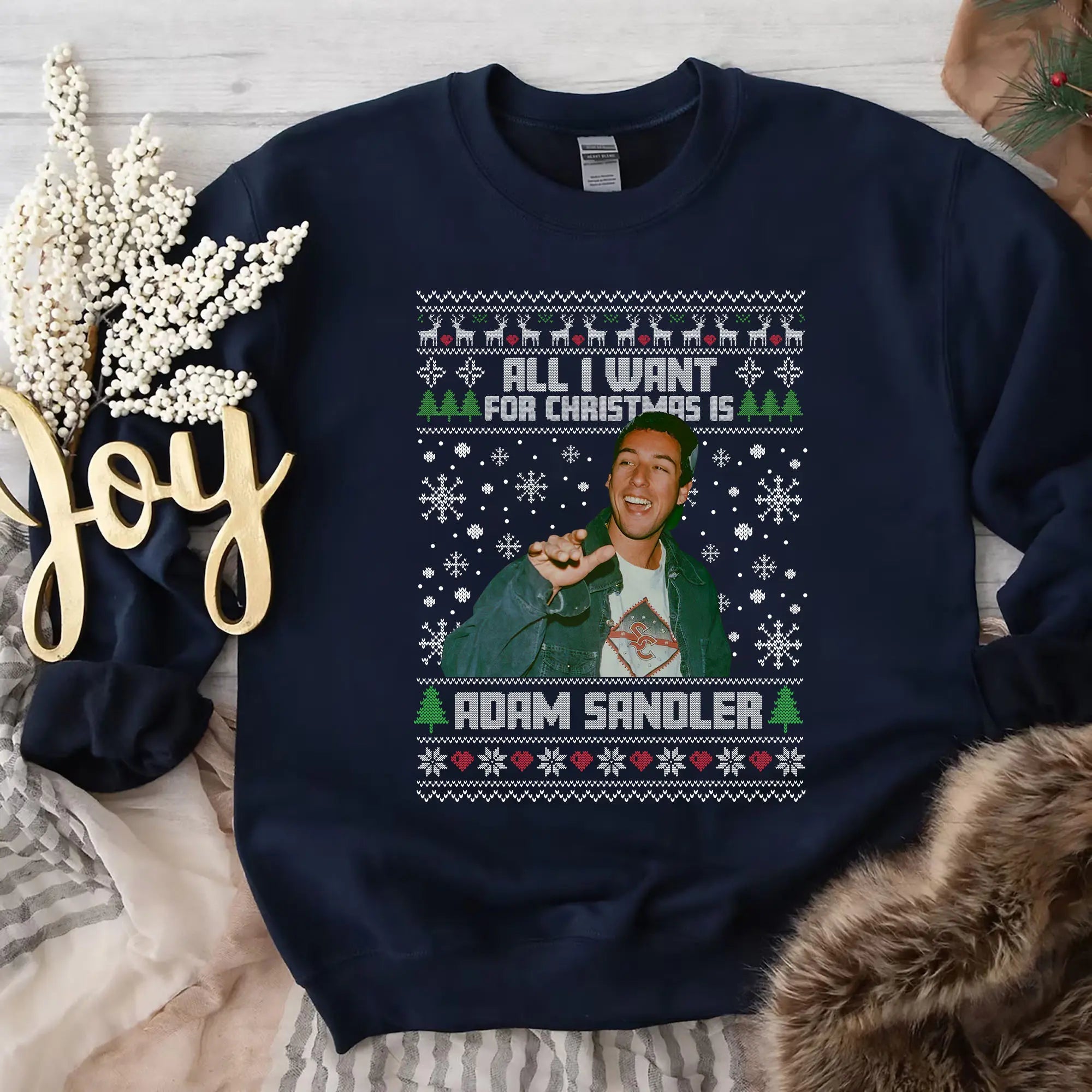 Ad4M S4Ndler Vintage T-Shirt, Christmas Holiday Oversize Tee Unisex Sweatshirt, Gift for Women and Man Unisex T-Shirt